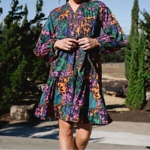 Briton Court 💯% Cotton Dress NWT Size Large